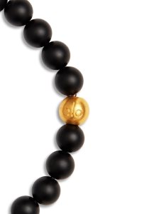 Biżuteria Alo Yoga Black Onyx Mala Bracelet Damskie Czarne | 96245-YIXT