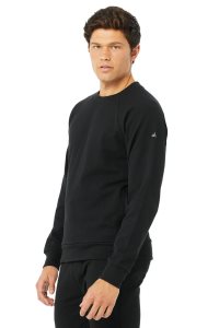 Bluzy Z Kapturem Alo Yoga Impel Sweatshirt Męskie Czarne | 84659-GCYE