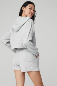 Bluzy Z Kapturem Alo Yoga Muse Damskie Szare | 60125-EFPI