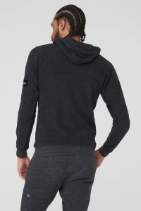 Bluzy Z Kapturem Alo Yoga Triumph Męskie Szare | 17593-VJWR