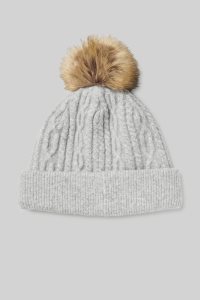Czapki Alo Yoga Cable Knit Damskie Szare | 62415-PNFY