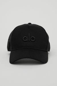 Czapki Alo Yoga District Trucker Damskie Czarne | 63581-LWOA