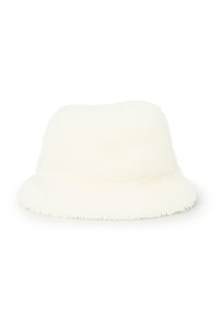 Czapki Alo Yoga Foxy Bucket Damskie Białe | 14028-WOKB
