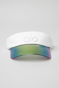 Czapki Alo Yoga Solar Visor Damskie Białe | 09428-IALS
