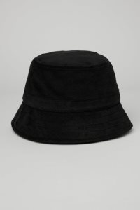 Czapki Alo Yoga Terry Beachside Bucket Damskie Czarne | 25086-TEDS
