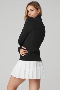 Kurtki Na Co Dzień Alo Yoga Contour Damskie Czarne | 87364-TJKU