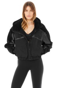 Kurtki Na Co Dzień Alo Yoga Utility Gear Damskie Czarne | 32170-JGWH