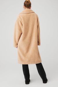 Kurtki Polarowe Alo Yoga Oversized Trench Damskie Brązowe | 50471-WJTO