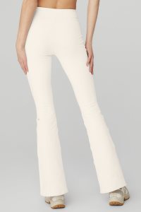 Legginsy Alo Yoga Airbrush High-Stanem Flutter Damskie Białe | 46593-VQRO