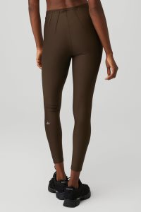 Legginsy Alo Yoga Airlift High-Stanem 7/8 Corset Damskie Kawa | 26810-VXDH