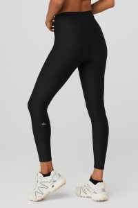 Legginsy Alo Yoga Airlift High-Stanem 7/8 Corset Damskie Czarne | 85043-NPEU