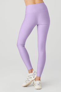 Legginsy Alo Yoga High-Stanem Airlift Damskie Fioletowe | 24731-LGDR