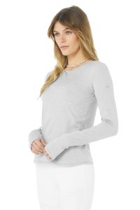 Long Sleeve Alo Yoga Alosoft Finesse Damskie Szare | 91438-LBOK