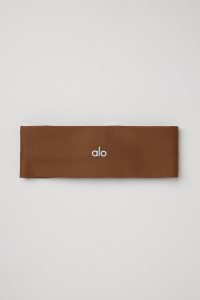Opaski Alo Yoga Airlift Damskie Brązowe | 79358-PTOA