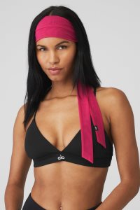Opaski Alo Yoga Fresh Mesh Tie Damskie Czerwone | 19523-KCZI