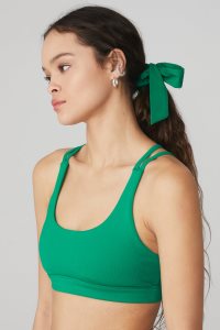 Opaski Alo Yoga Love Knots Tie Scrunchie Damskie Zielone Turkusowe | 41759-DQNP