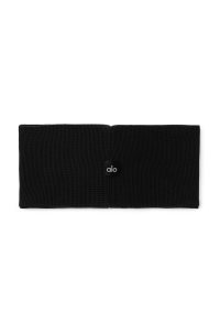 Opaski Alo Yoga Micro Waffle Damskie Czarne | 65483-ATEN