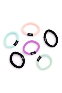 Opaski Alo Yoga Untangled Hair Tie 6-Pack Damskie Kolorowe | 18925-BDLS
