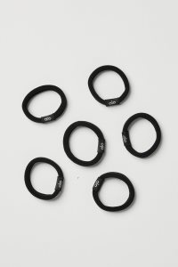Opaski Alo Yoga Untangled Hair Tie 6-Pack Damskie Czarne | 75423-FXRP