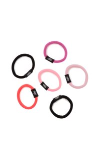Opaski Alo Yoga Untangled Hair Tie 6-Pack Damskie Różowe Kolorowe | 92518-YHDT