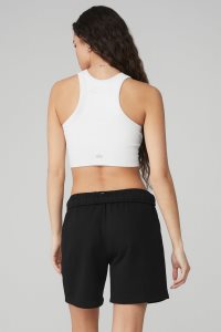 Podkoszulki Alo Yoga Seamless Delight High Neck Damskie Białe | 37146-RTQV