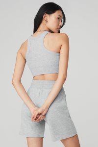 Podkoszulki Alo Yoga Seamless Delight High Neck Damskie Szare | 70958-RKHL