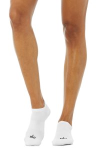 Skarpety Alo Yoga Everyday Damskie Białe Czarne | 73142-HADU