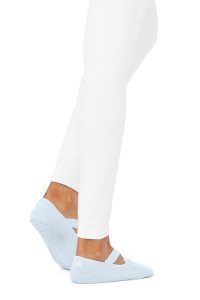 Skarpety Alo Yoga Pivot Barre Damskie Niebieskie | 30681-SICP