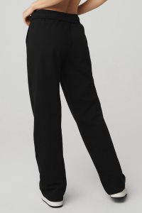 Spodnie Sportowe Alo Yoga Accolade Prosty Leg Sweatpant Damskie Czarne | 18250-JUCP