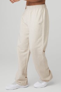 Spodnie Sportowe Alo Yoga Accolade Prosty Leg Sweatpant Męskie Beżowe | 50839-BLWJ