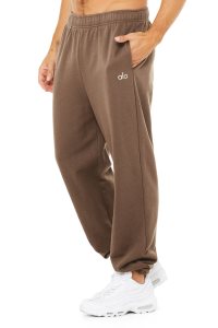 Spodnie Sportowe Alo Yoga Accolade Sweatpant Męskie Kawa | 09682-LIYU