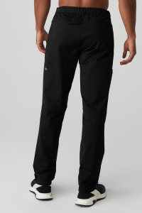 Spodnie Sportowe Alo Yoga Block Pant Męskie Czarne | 24975-ARFH