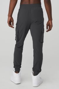 Spodnie Sportowe Alo Yoga Cargo Division Field Pant Męskie Ciemny Szare | 18046-POHF