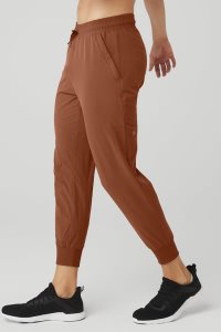 Spodnie Sportowe Alo Yoga Co-Op 7/8 Pant Męskie Czerwone | 10653-CXBK