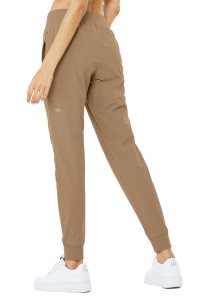 Spodnie Sportowe Alo Yoga Co-Op Pant Damskie Khaki | 31842-JYWS