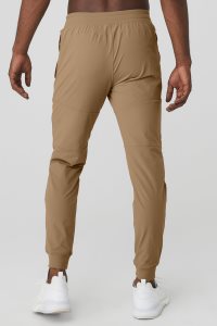 Spodnie Sportowe Alo Yoga Co-Op Pant Męskie Khaki | 35092-MQEP