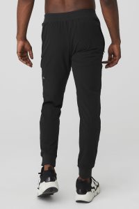 Spodnie Sportowe Alo Yoga Co-Op Pant Męskie Czarne | 86259-WSKY