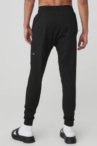 Spodnie Sportowe Alo Yoga Conquer Revitalize Pant Męskie Czarne | 57146-MVHZ