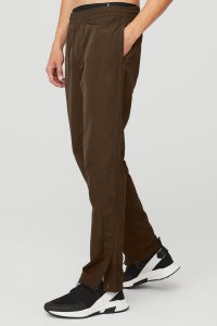 Spodnie Sportowe Alo Yoga Legend Snap Pant Męskie Kawa | 30651-EPZW