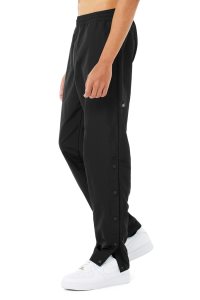 Spodnie Sportowe Alo Yoga Legend Snap Pant Męskie Czarne | 87316-GCOQ