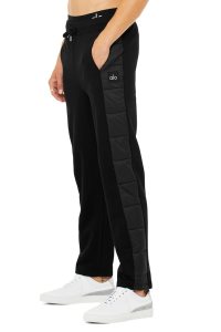 Spodnie Sportowe Alo Yoga Mash Up Sweatpant Męskie Czarne | 82916-MYLT