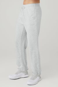 Spodnie Sportowe Alo Yoga The Qualifier Pant Męskie Szare | 73620-LMCV