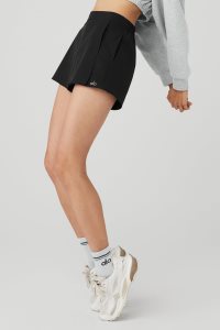 Spódnice Alo Yoga Clubhouse Skort Damskie Czarne | 61384-ZKNT