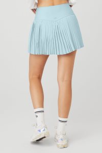 Spódnice Alo Yoga Grand Slam Tenisa Skirt Damskie Niebieskie | 93657-ATZH