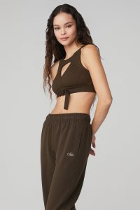 Staniki Alo Yoga Catch The Vibe Damskie Kawa | 78403-NBTY