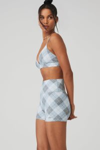 Staniki Alo Yoga Vapor Argyle Splendor Damskie Tytan | 21073-VGPL