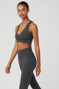 Staniki Alo Yoga Wild Thing Damskie Ciemny Szare | 24519-RKUA