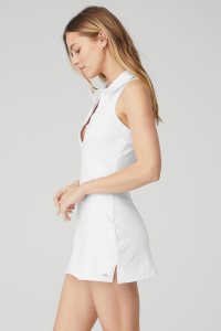 Sukienki Alo Yoga Charmed Tenisa Damskie Białe | 20964-ALGE
