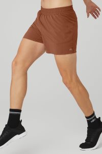 Szorty Alo Yoga 5 Adapt Męskie Czerwone | 15823-YCUR