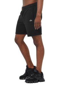 Szorty Alo Yoga Accolade Sweat Męskie Czarne | 16802-QDBJ